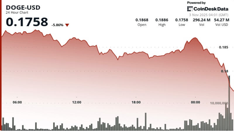 سقوط دوج‌کوین به 0.17 دلار؛ خروج هولدرهای بلندمدت و شکل‌گیری الگوی «دث‌کراس»