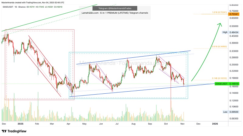 دوج‌کوین در آستانه جهش جدید؛ حمایت ۰.۱۷ دلاری زیر ذره‌بین تحلیل‌گران