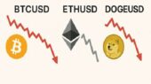 بازار کریپتو دوباره نزولی شد؛ بیت‌کوین، اتریوم و دوج‌کوین تحت فشار
