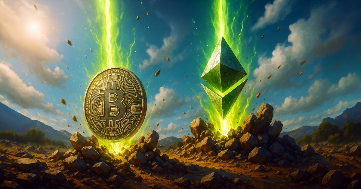 چرا بیت‌کوین و اتریوم در روزهای اخیر به اوج برگشتند؟ تحلیل رشد ناگهانی بازار ارز دیجیتال در آمریکا