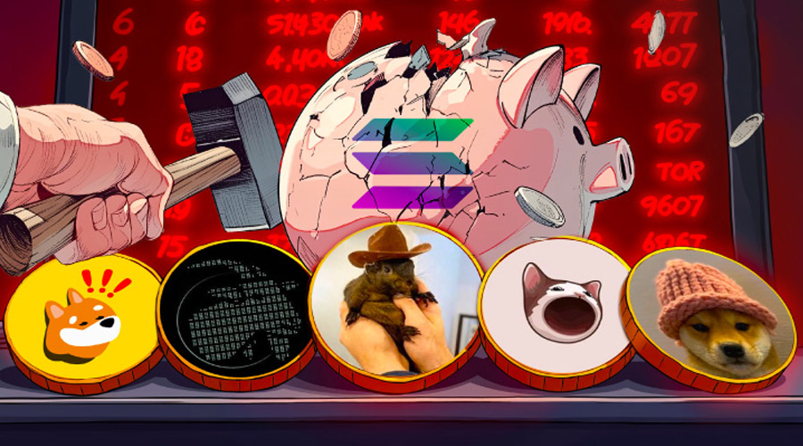 سقوط آزاد میم‌کوین‌های سولانا؛ استیبل‌کوین‌ها چطور بازی را تغییر دادند؟