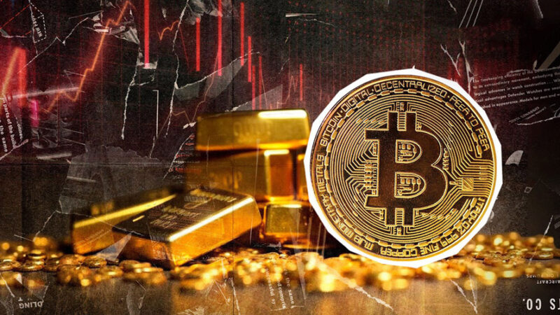مقایسه نقش بیت‌کوین و طلا در محافظت از پرتفوی سرمایه‌گذاری در شرایط نوسانی بازار