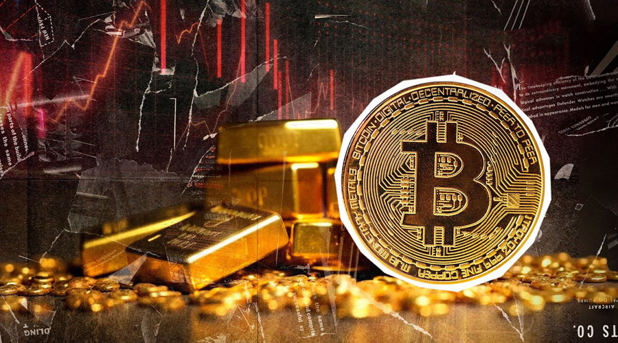 مقایسه نقش بیت‌کوین و طلا در محافظت از پرتفوی سرمایه‌گذاری در شرایط نوسانی بازار