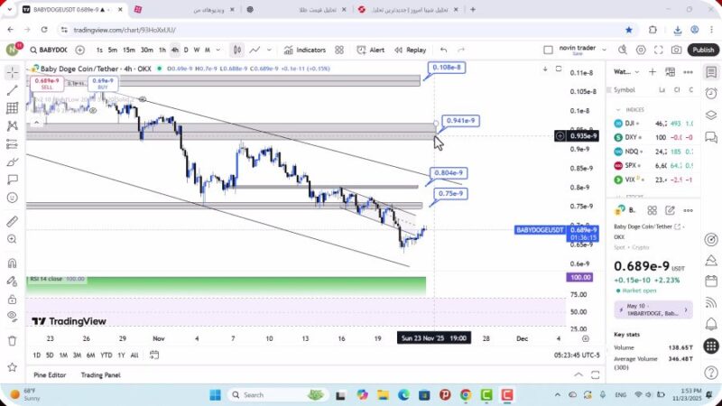 تحلیل بیبی دوج امروز 2 آذر 1404
