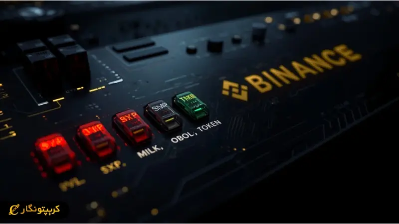 بایننس به‌طور ناگهانی معاملات SXP، MILK، OBOL و TOKEN را متوقف کرد؛ چه آینده‌ای در انتظار بازار کریپتو است؟