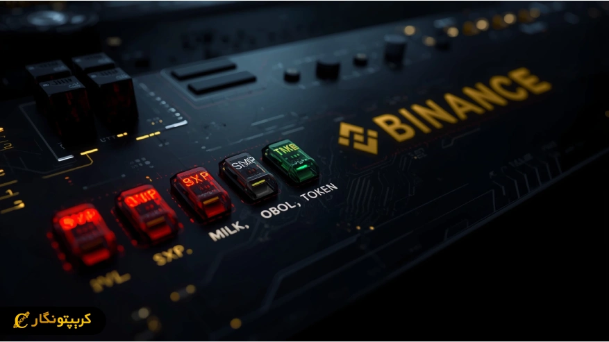 بایننس به‌طور ناگهانی معاملات SXP، MILK، OBOL و TOKEN را متوقف کرد؛ چه آینده‌ای در انتظار بازار کریپتو است؟