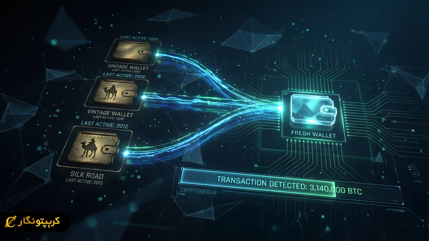 حرکتی عجیب در دنیای رمزارز؛ انتقال ۳.۱۴ میلیون دلار بیت کوین سیلک رود پس از سال‌ها سکوت!