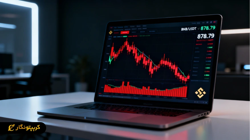 سقوط ناگهانی بایننس کوین به زیر ۸۸۰ دلار؛ آیا بازار کریپتو در آستانه تغییر بزرگ است؟