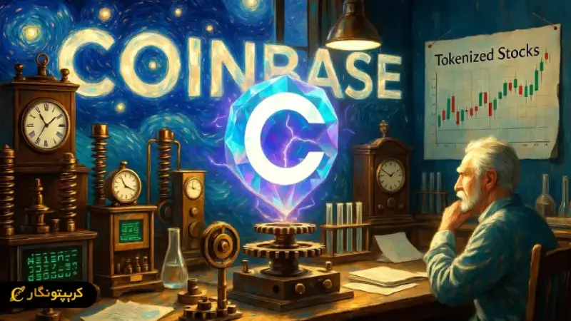 کوین بیس با معاملات سهام توکنیزه شده بازار بورس را متحول کرد!
