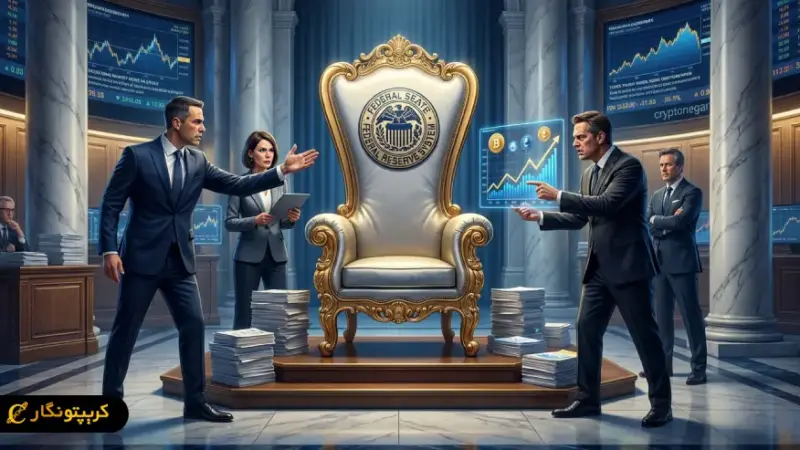 رقابت داغ مدیر بلک راک برای ریاست فدرال رزرو؛ آینده بازار ارزهای دیجیتال در خطر تغییر؟