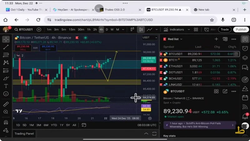 تحلیل بیت کوین با استفاده از داده های بازار آپشن 01 دی 1404