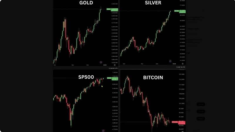 بیت کوین آماده حرکت، بازارها سقف زدن
