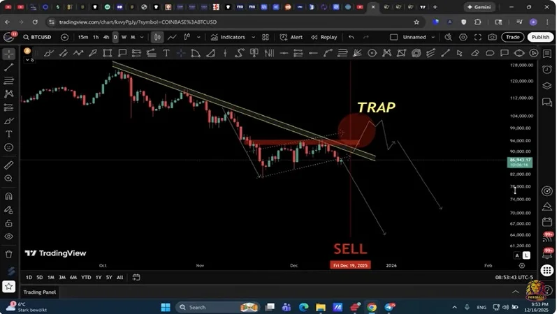 تأیید فاز نزولی بازار بیت‌کوین و کریپتو، هشدار جدی به معامله‌گران