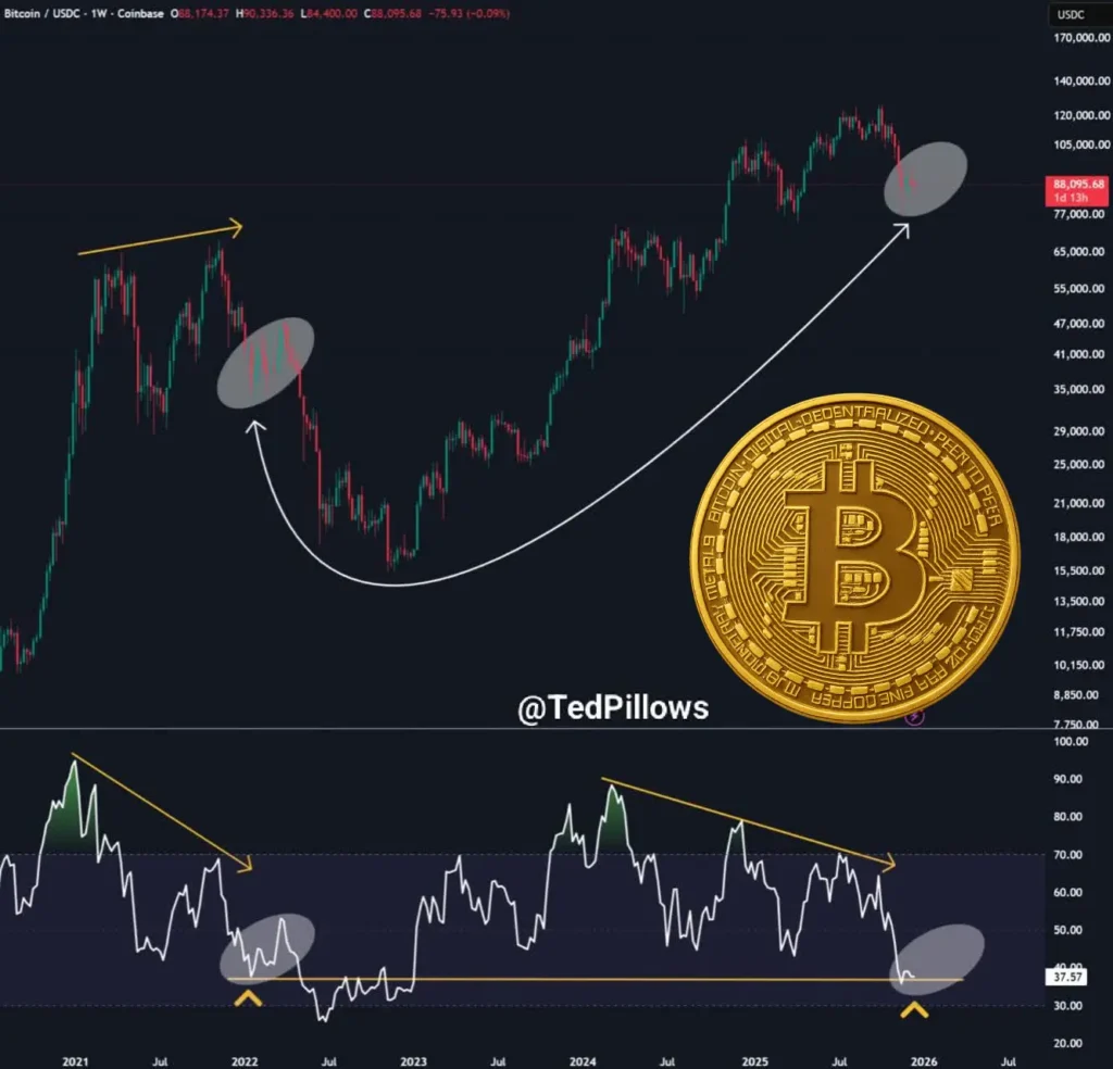بیت‌ کوین در آستانه رالی ۱۰۰ هزار دلاری؛ آیا آخرین نفس‌های صعودی پیش از سقوط است؟