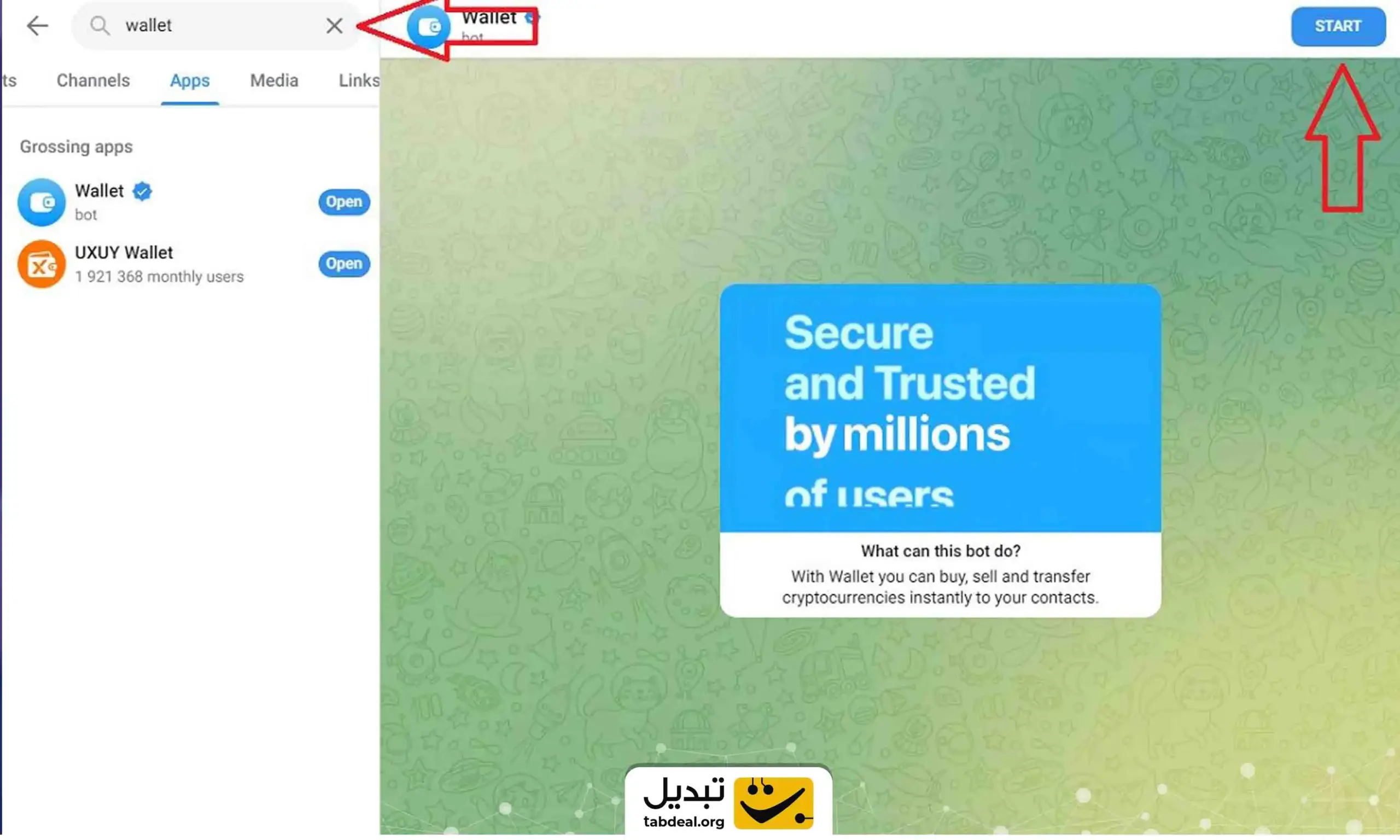 کیف پول تلگرام چیست؟ آموزش استفاده از wallet تلگرام