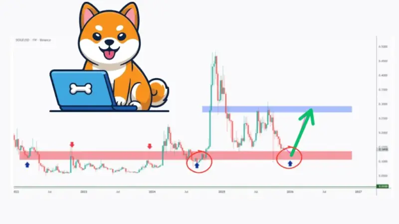 هدف قیمت بعدی دوج‌ کوین مشخص شد