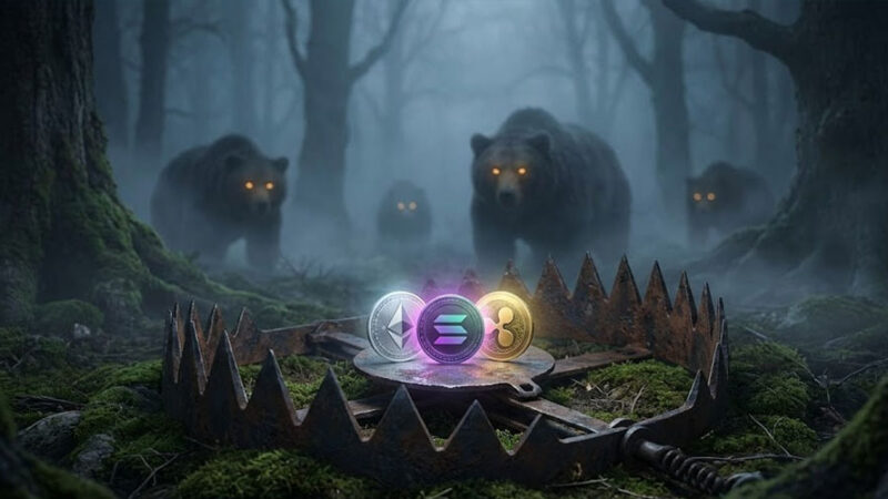 آیا خرس‌های بازار ارز دیجیتال در آستانه گرفتار شدن در تله ۵.۵ میلیارد دلاری هستند؟