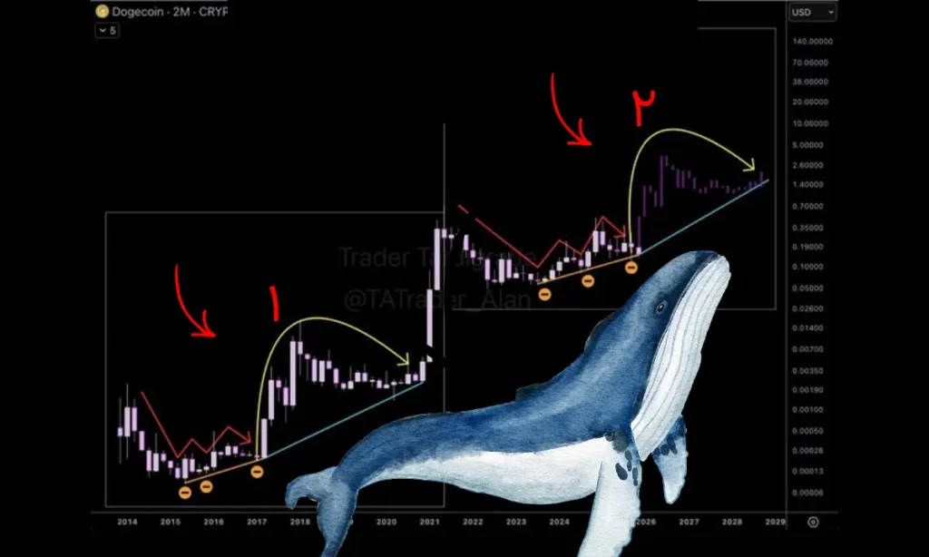 نهنگ‌های دوج‌کوین نیم میلیارد توکن را در ۴۸ ساعت بلعیدند؛ راز پشت پرده افزایش ناگهانی