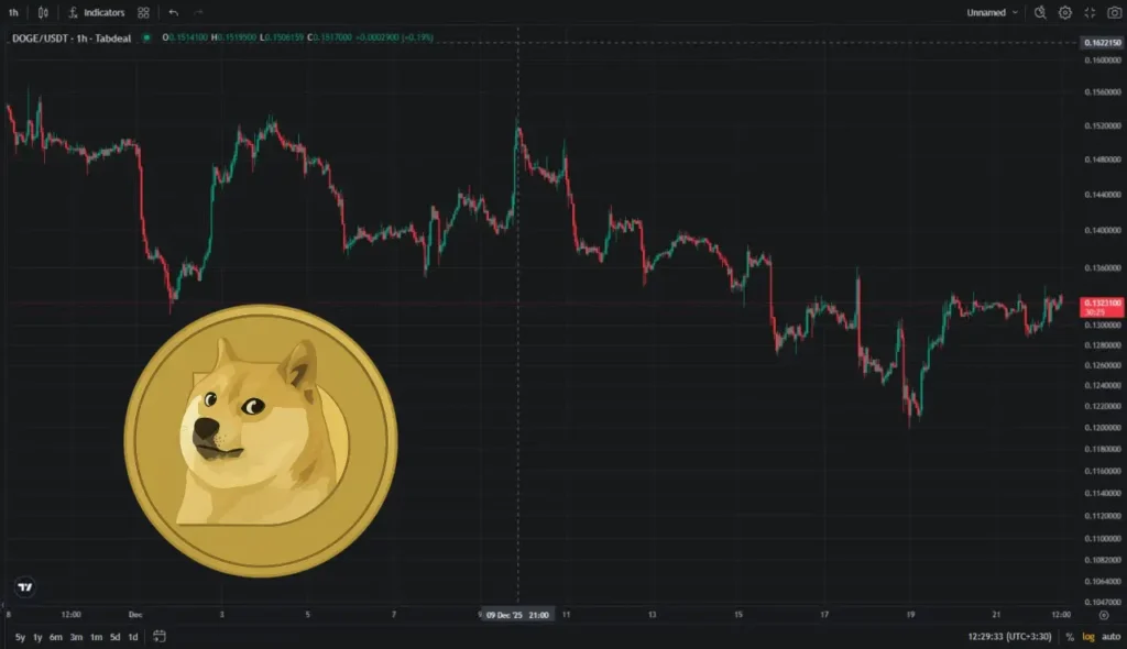دوج کوین پس از از دست دادن حمایت کلیدی، بازار را تکان داد؛ نشانه‌های مهم نزول کوتاه‌مدت