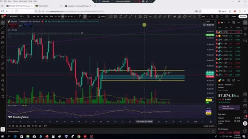 تحلیل بیت کوین با استفاده از داده های بازار آپشن 07 دی 1404