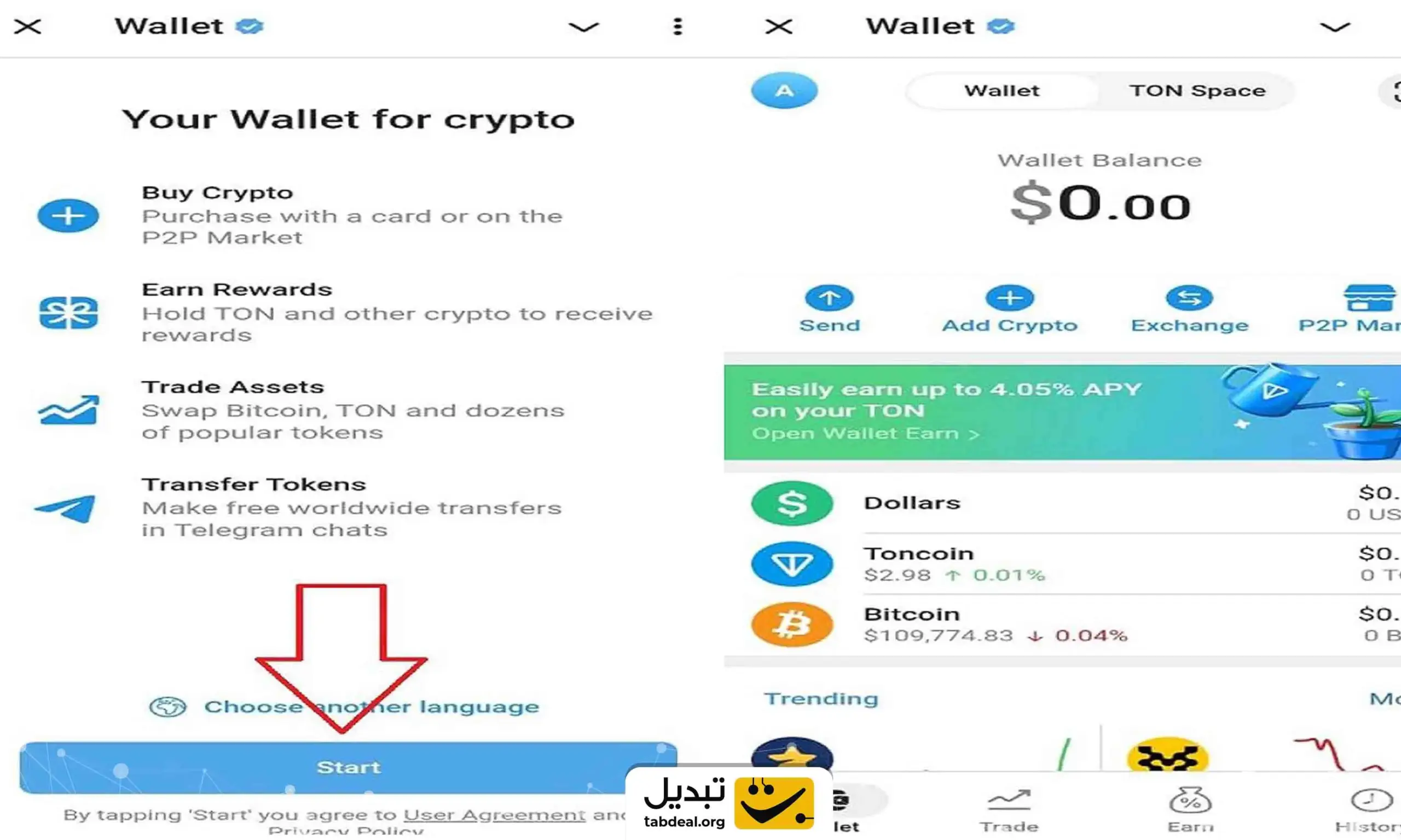 کیف پول تلگرام چیست؟ آموزش استفاده از wallet تلگرام