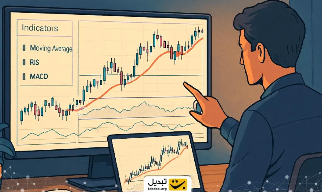 چگونه با اندیکاتورها در تریدینگ ویو، جهت بازار را به‌راحتی تشخیص دهیم؟
