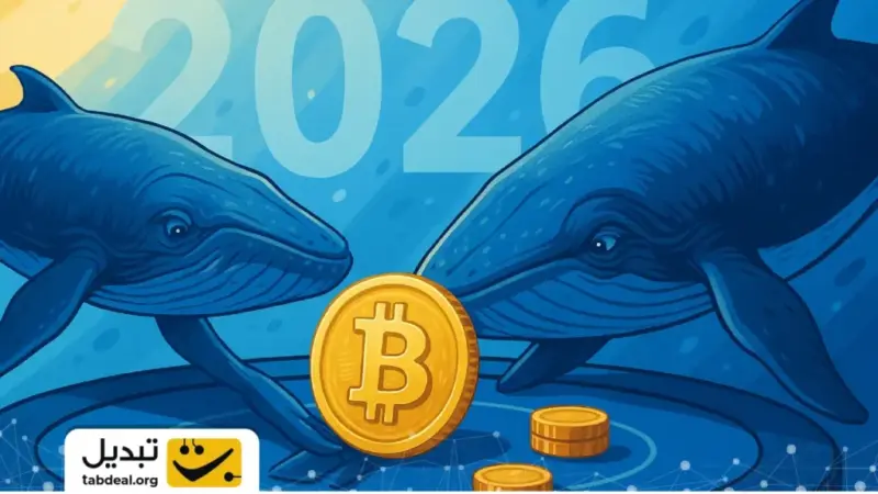 نهنگ‌های بیت ‌کوین با ریسک بزرگ، آینده ۲۰۲۶ را رقم می‌زنند!