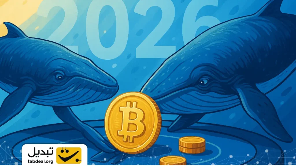 نهنگ‌های بیت ‌کوین با ریسک بزرگ، آینده ۲۰۲۶ را رقم می‌زنند!