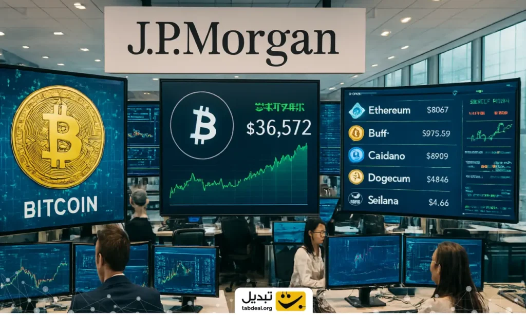 تلاش غول ۴ تریلیون دلاری جی‌پی‌مورگان برای ورود قدرتمند به دنیای کریپتو