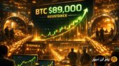 افزایش ۵۹ درصدی فشار خرید بیت‌کوین؛ آیا مقاومت ۸۹ هزار دلار در آستانه شکستن است؟