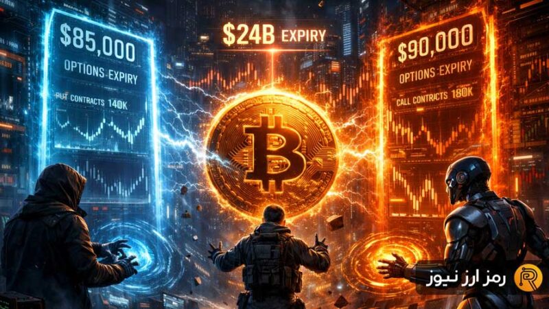 انقضای ۲۴ میلیارد دلار آپشن بیت‌کوین؛ معرکه نفس‌گیر قیمت در مرز ۸۵ تا ۹۰ هزار دلار!