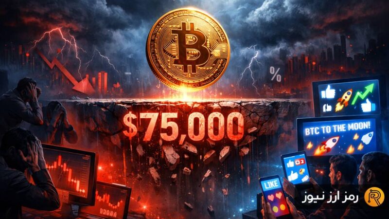 هشدار مهم درباره بیت‌کوین؛ اصلاح ناگهانی تا ۷۵ هزار دلار در انتظار بازار است؟