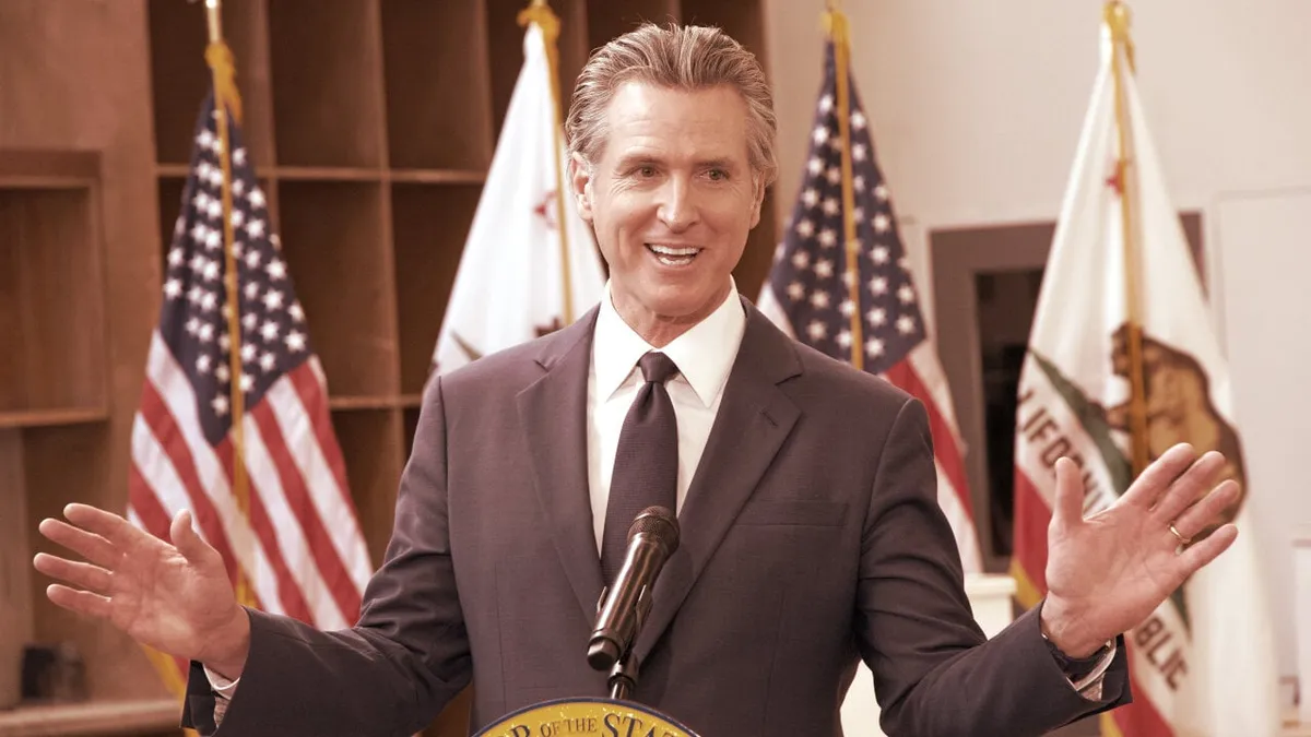 فرماندار کالیفرنیا با وب‌سایتی جدید، عفوهای جنجالی ترامپ در دنیای ارز دیجیتال را زیر ذره‌بین برد!