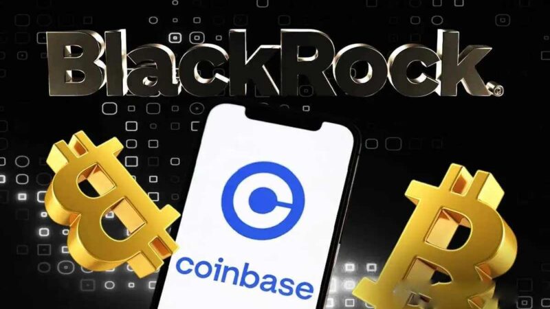 انتقال ۱۲۵ میلیون دلار بیت‌ کوین توسط بلک‌راک به صرافی کوین بیس