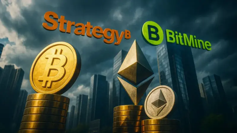 افزایش ذخایر ارز دیجیتال شرکت استراتژی و بیت ماین در شرایط دشوار بازار