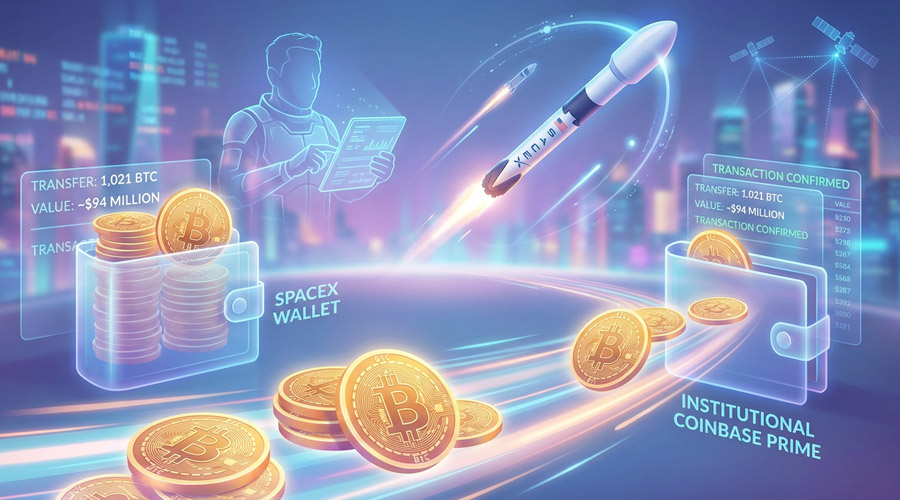 حرکت حیرت‌انگیز اسپیس‌ایکس: جابجایی ۹۴ میلیون دلار بیت‌کوین در سکوت خبری!