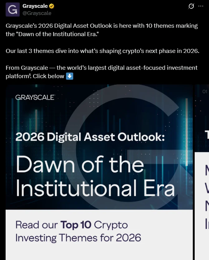 چشم انداز داراییهای دیجیتال ۲۰۲۶ از سوی Grayscale چشم انداز داراییهای دیجیتال ۲۰۲۶ از سوی Grayscale