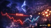 اتریوم در آستانه بحران؟ نوسان شدید ETH زیر ۳ هزار دلار و فروش گسترده نهنگ‌ها