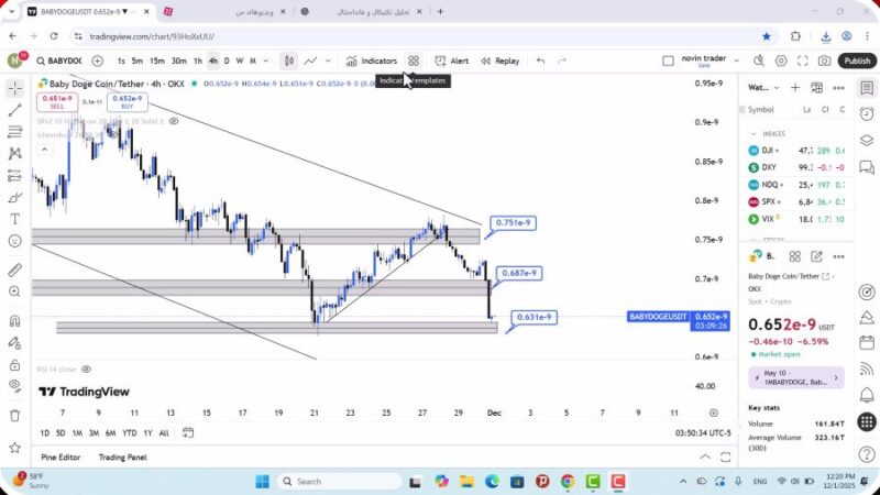 تحلیل بیبی دوج امروز 10 آذر 1404