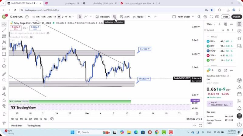 تحلیل بیبی دوج امروز 20 آذر 1404
