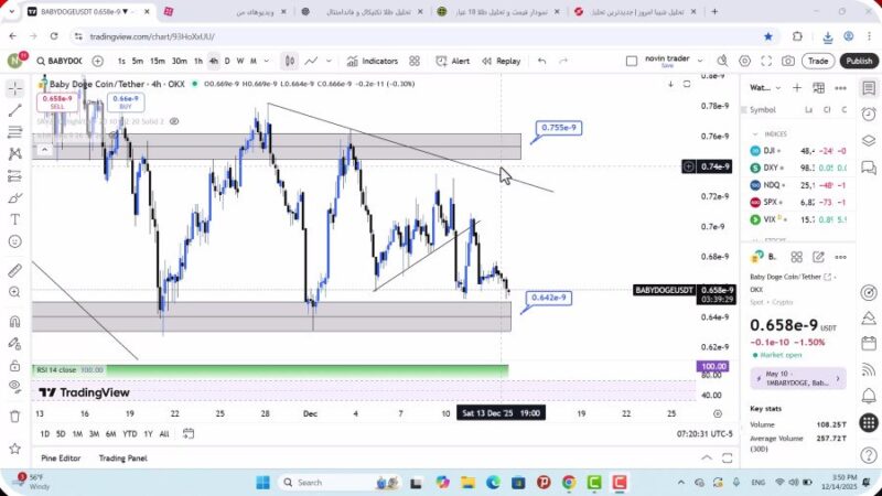 تحلیل بیبی دوج امروز 23 آذر 1404