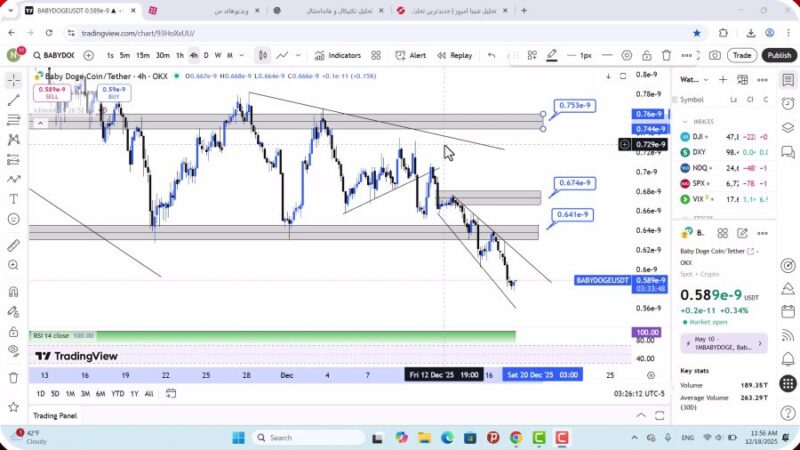 تحلیل بیبی دوج امروز 27 آذر 1404