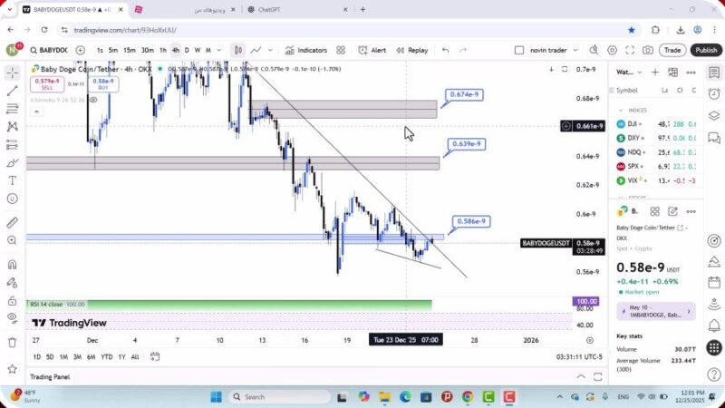تحلیل بیبی دوج امروز 4 دی 1404