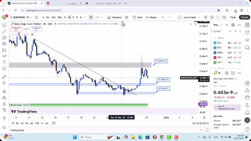 تحلیل بیبی دوج امروز 8 دی 1404
