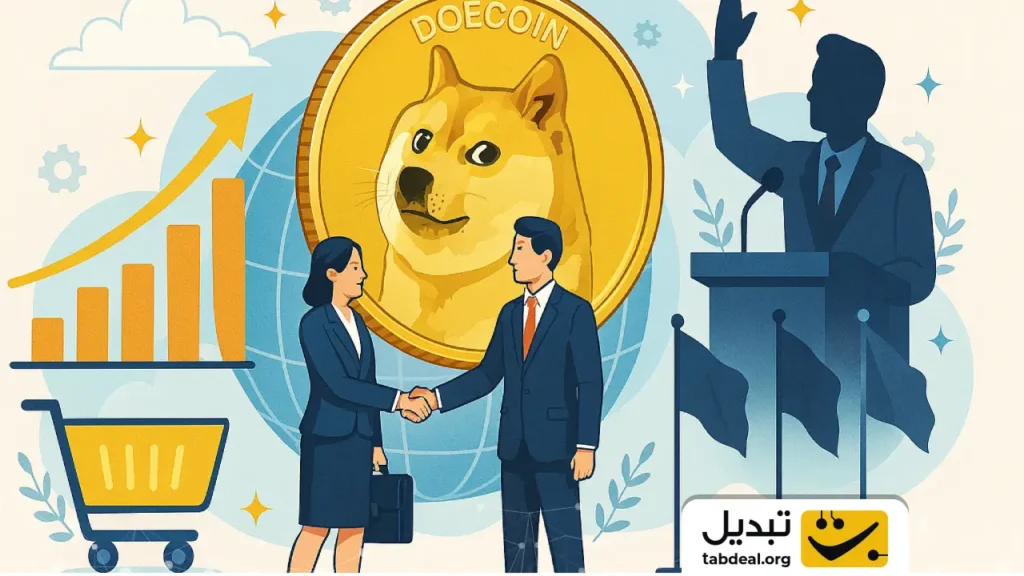 دوج‌کوین چگونه وارد بازی بزرگ سیاست و تجارت جهانی شد؟ آینده‌ای که همه را شگفت‌زده می‌کند!