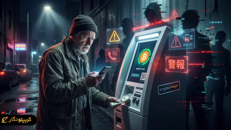 شوک بزرگ: خودپردازهای بیت کوین تبدیل به میدان تاخت‌وتاز کلاهبرداران شدند!