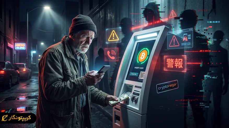 شوک بزرگ: خودپردازهای بیت کوین تبدیل به میدان تاخت‌وتاز کلاهبرداران شدند!