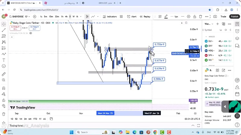 تحلیل بیبی دوج امروز 17 دی 1404