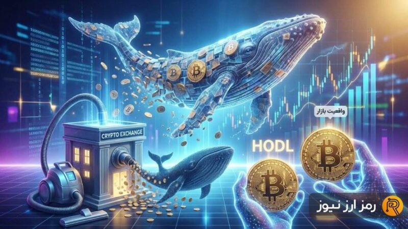 پشت‌پرده آمار انباشت نهنگ‌ها؛ بازار بیت‌کوین چگونه فریب می‌خورد؟