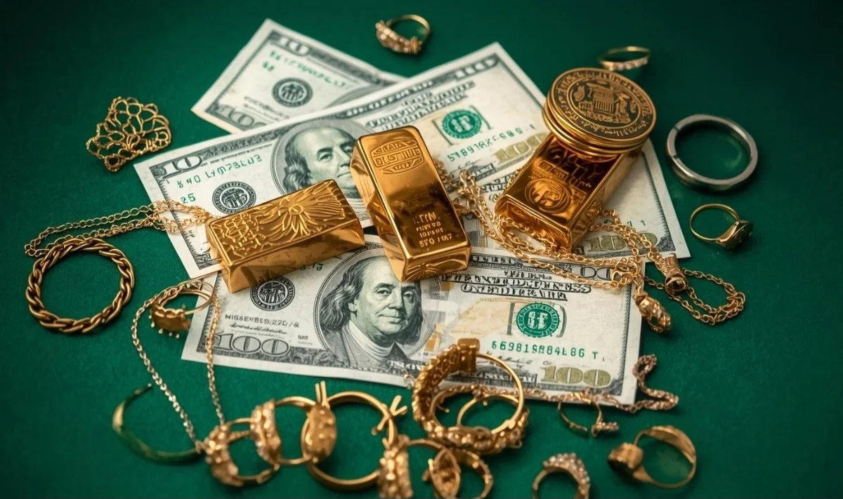 افت دلار در بازار داخلی؛ سردرگمی طلا و سکه هم‌زمان با رکوردشکنی طلای جهانی